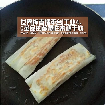 世界杯直播平台|工业4.0革命的颠覆性来源于软件(图2) 世界杯电竞